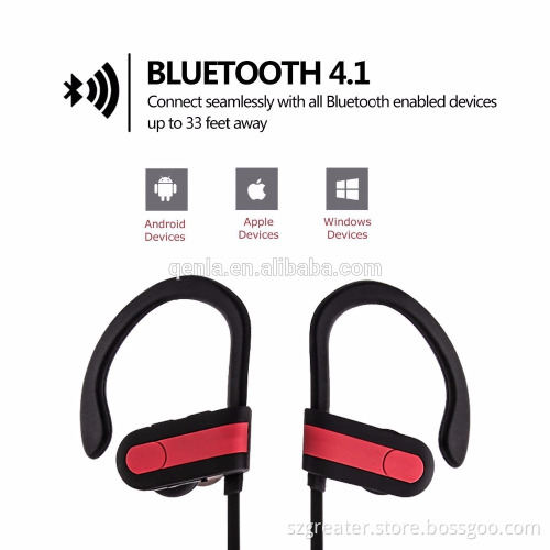 2017 Top sale Bluetooth 4.1 Wireless Stereo Earphone Earbuds for sport